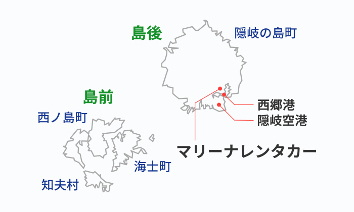 マリーナレンタカー地図